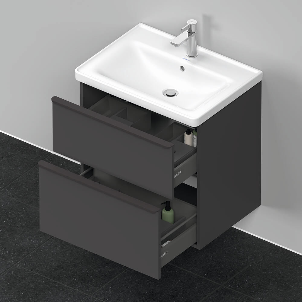 Duravit D-Neo vanity drawers open example