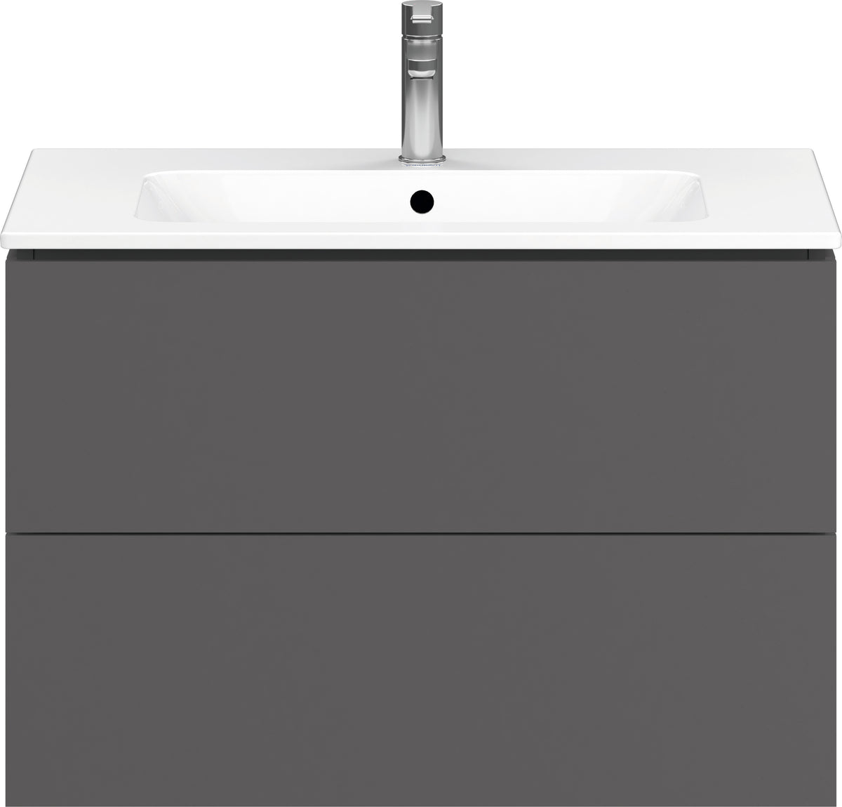 Duravit L-Cube Graphite Matt vanity front product image