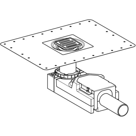 Geberit CleanPoint low-level shower floor drain 65–90 mm product view