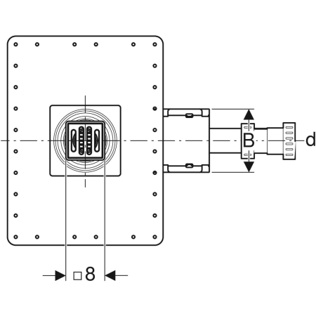 Geberit CleanPoint shower floor drain 154.054.00.1 product image 3