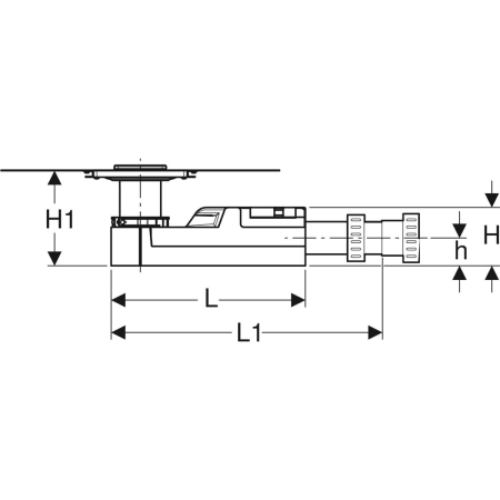 Geberit CleanPoint shower floor drain 154.054.00.1 product image 4