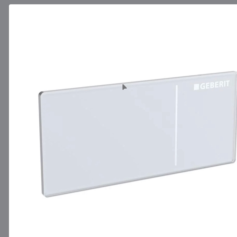 Geberit Omega70 white glass flush control