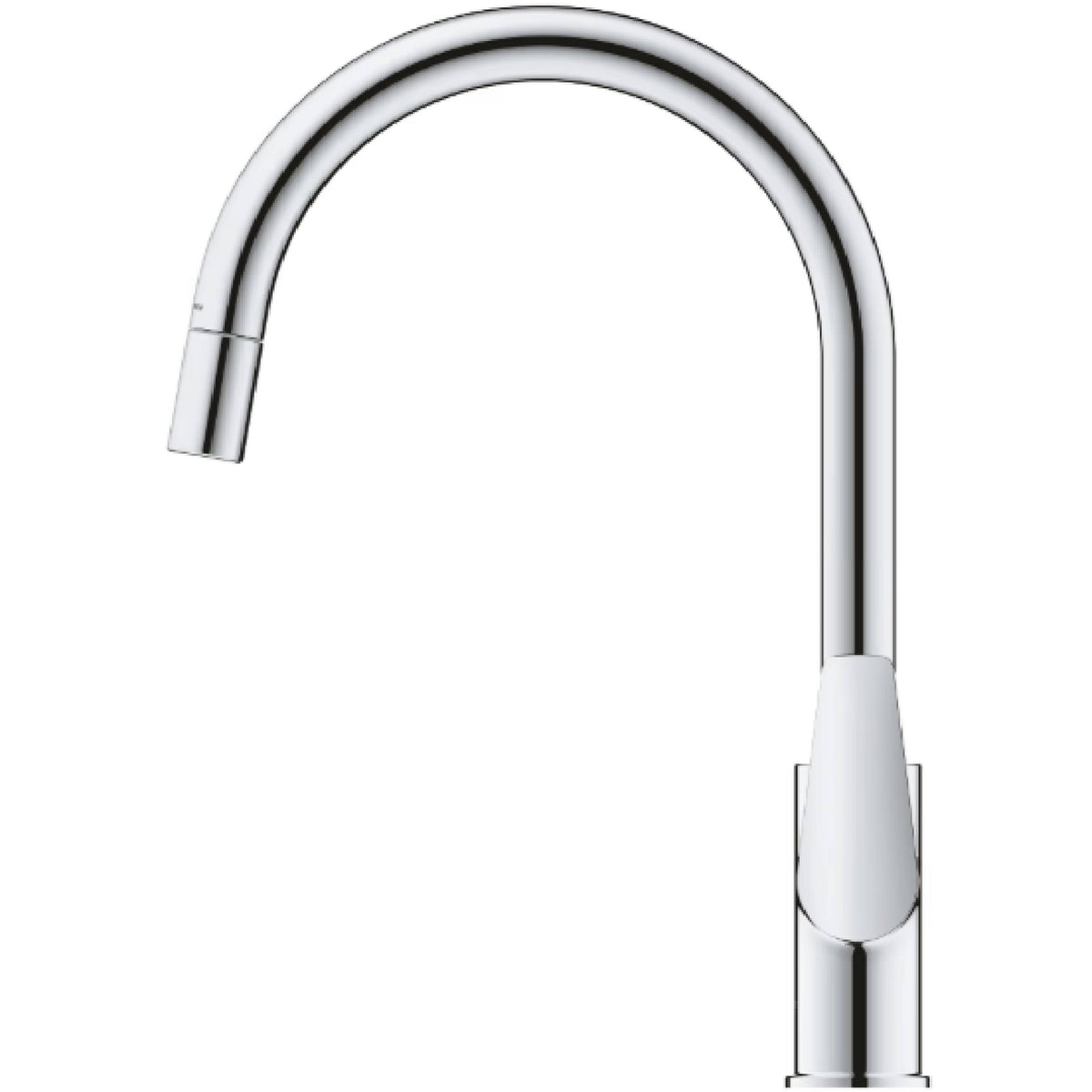 Grohe BauEdge 30538000 chrome pull-out kitchen tap – view 2