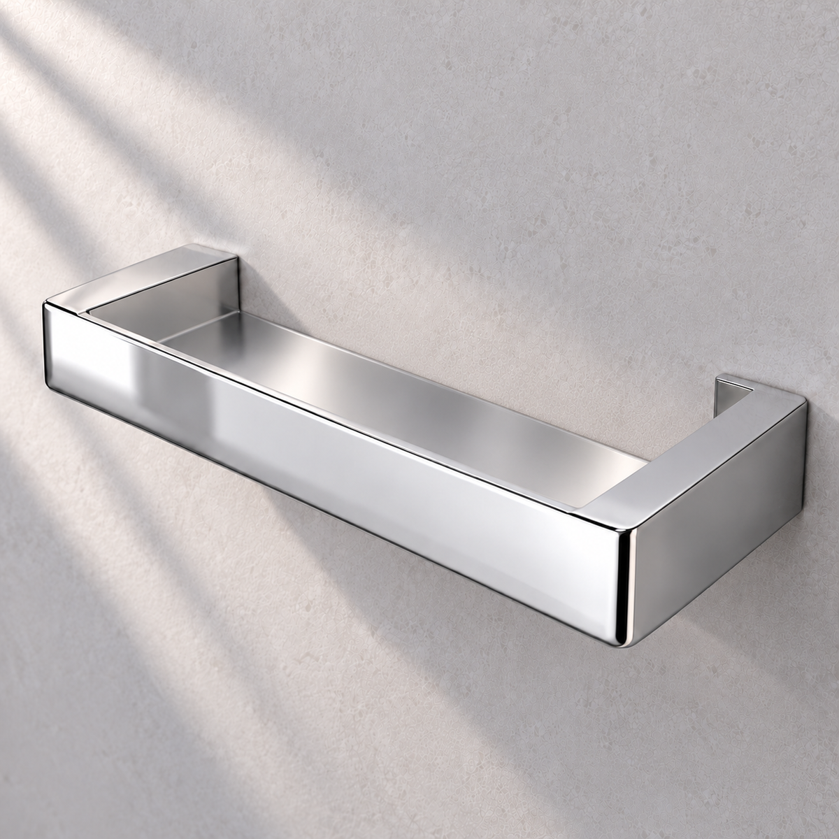 Gustavsberg G1 chrome soap dish holder - showroom view