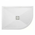 Simpsons SLQ81000L white left-hand offset quadrant shower tray – product reference photo
