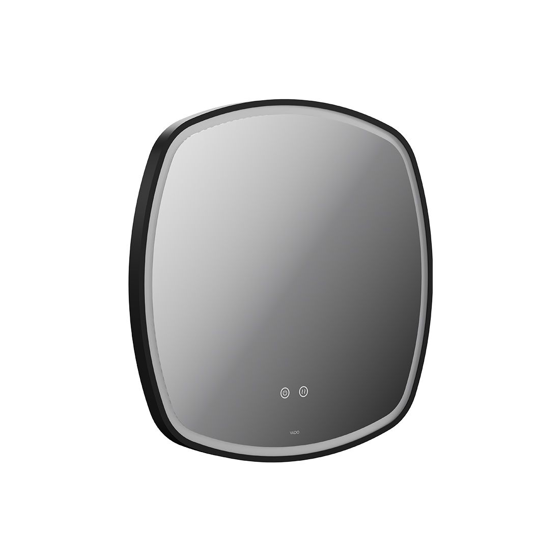 VADO Cameo CAM-M6I-SQ-MB illuminated mirror matt black official product image