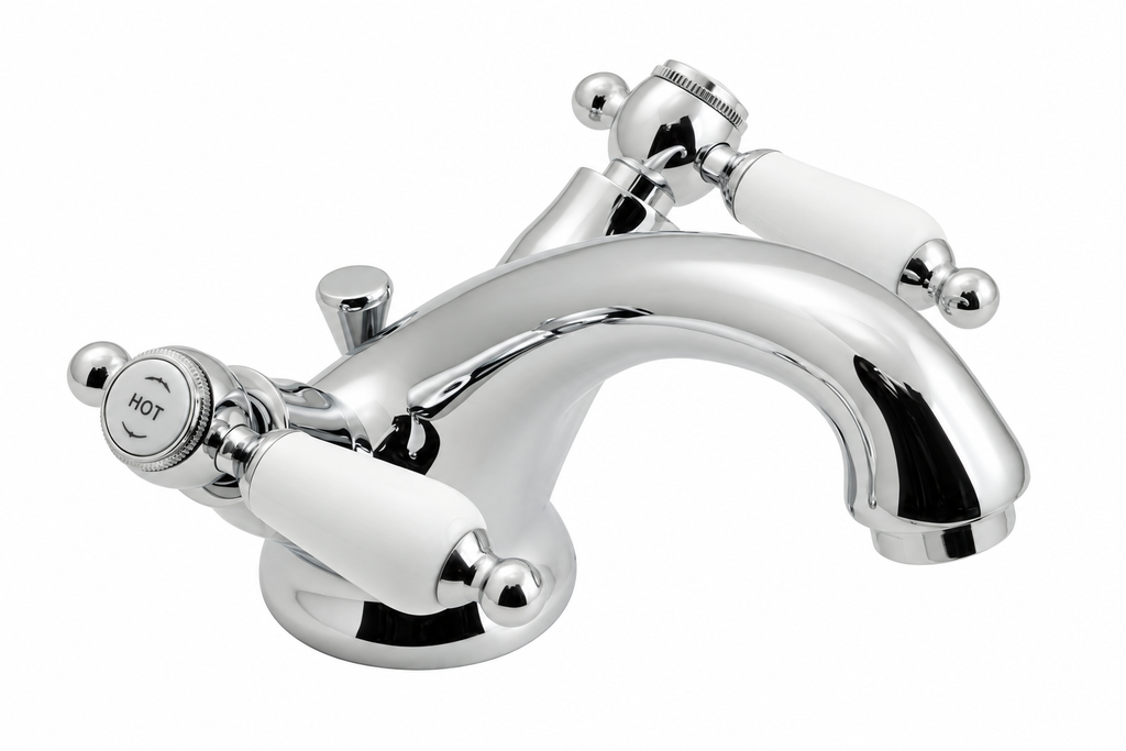 VADO Kensington chrome mono basin mixer KEN-100/CD-C/P