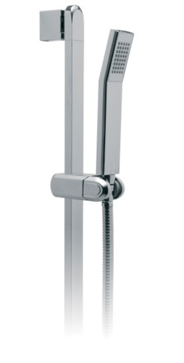 VADO Life chrome single-function slide rail shower kit