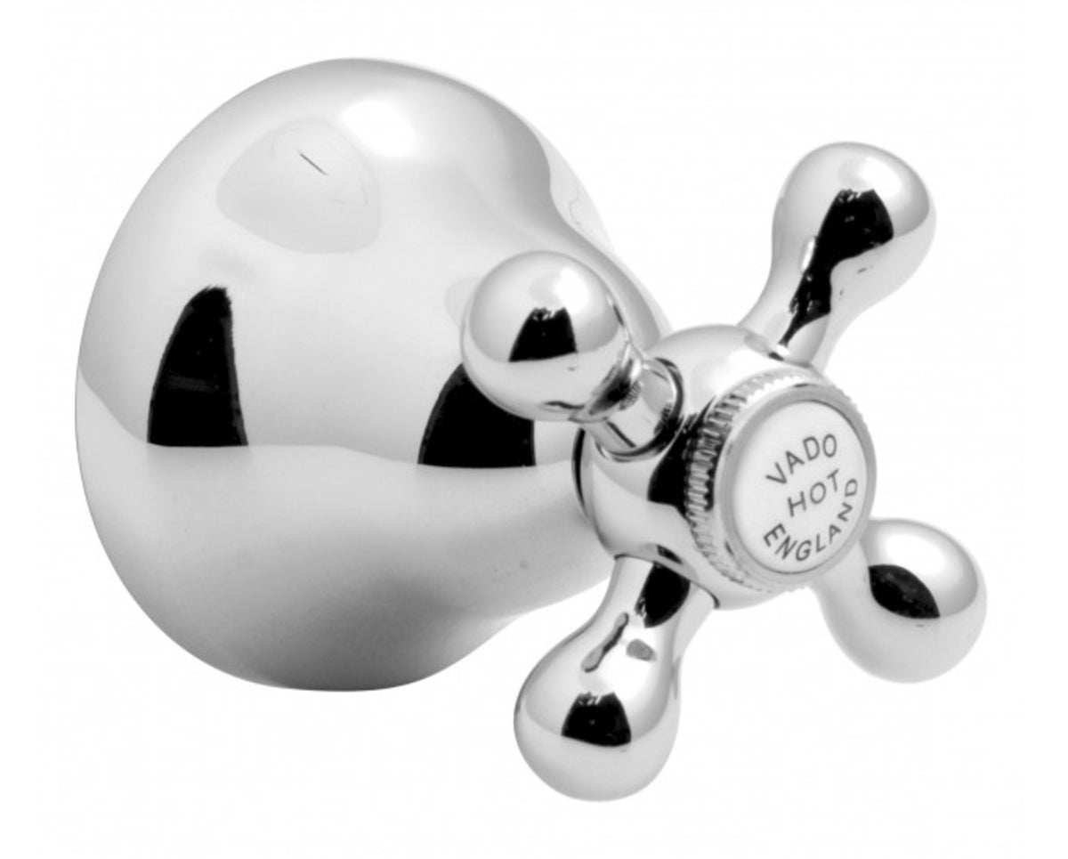 VADO Victoriana chrome concealed stop valve VIC-143/CD-1/2-C/P