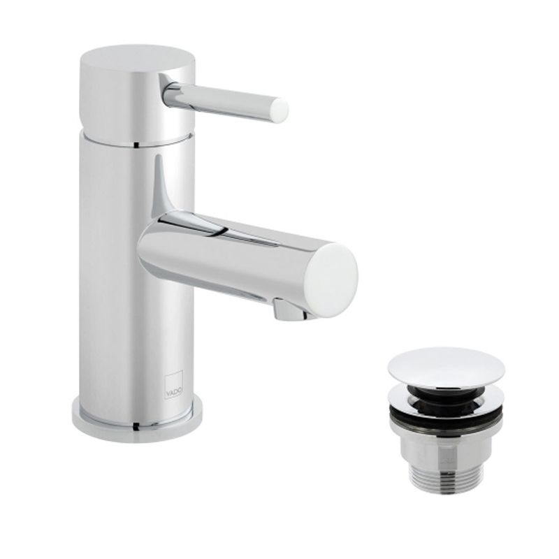 VADO Zoo Mono Basin Mixer with Universal Click-Clack Waste