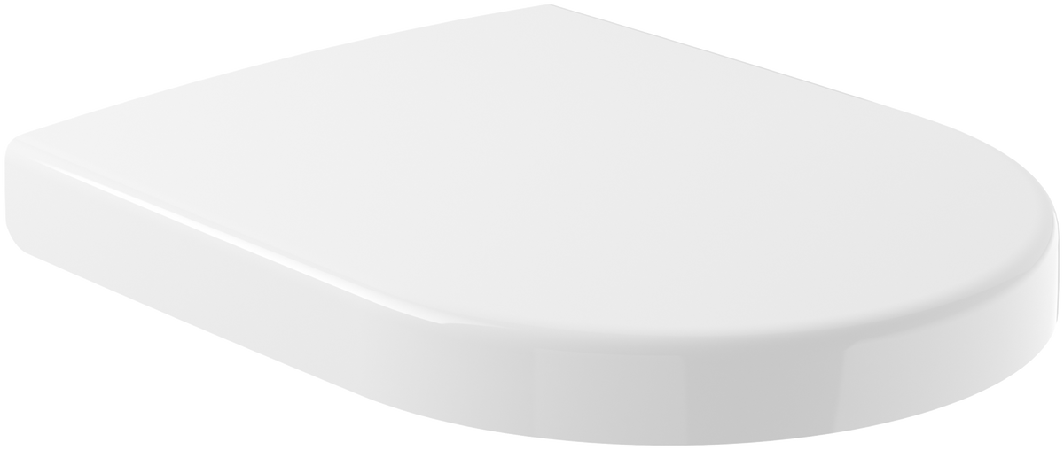 Villeroy & Boch Subway 2.0 9M68S101 White Alpin toilet seat and cover, closed