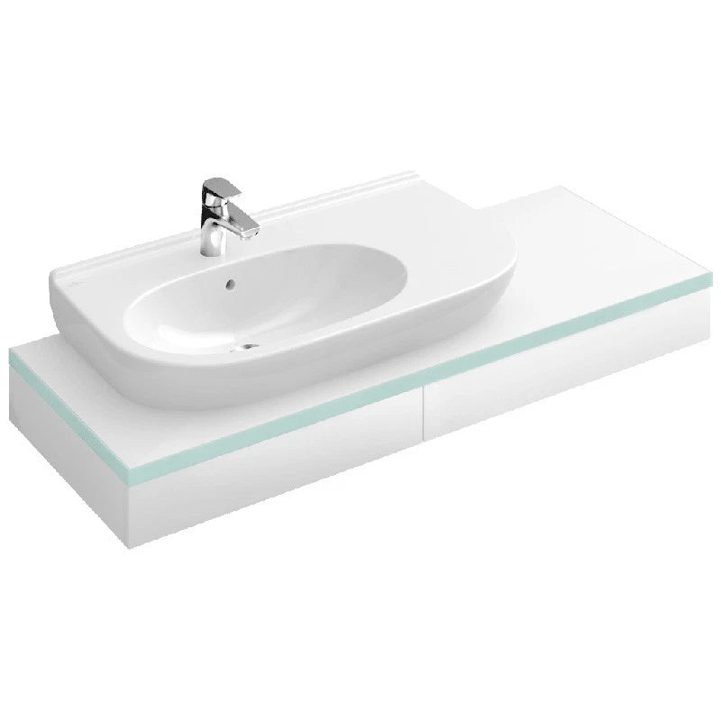 Villeroy & Boch Frame to Frame console shown in white as an installation reference – basin not included