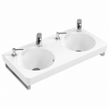 Villeroy & Boch Joyce 1000mm double washbasin 4108A3R1; taps and soap dispensers not included
