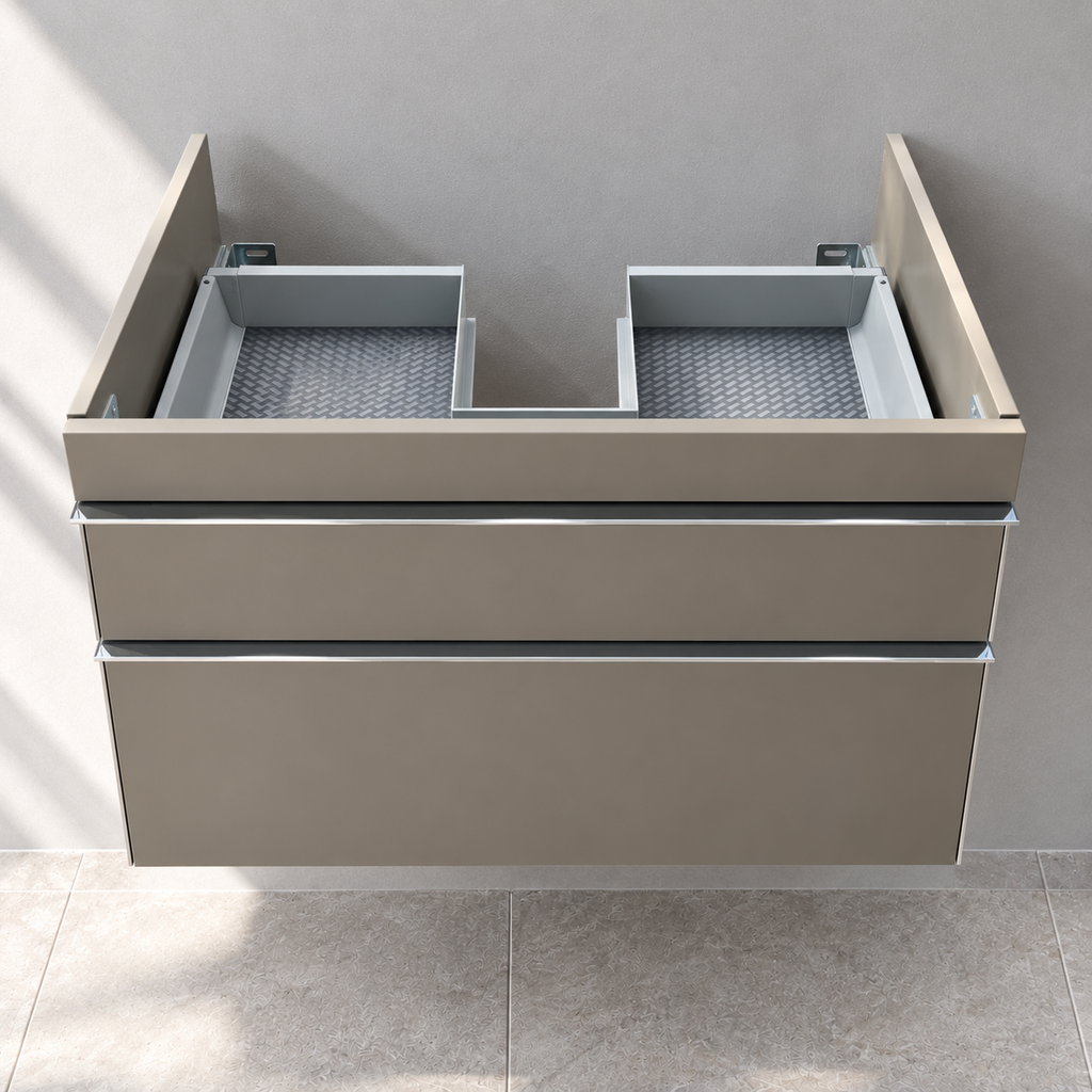 Villeroy & Boch Venticello Thera Matt vanity unit only A92501N9, no basin – interior showroom view