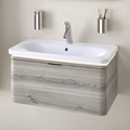 VitrA Nest Trendy 600mm natural grey vanity with basin and LED - main view