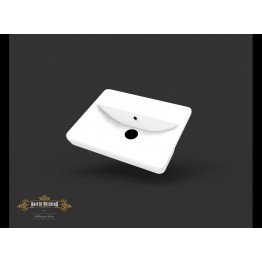 Villeroy & Boch Avento semi recessed built in wash basin 550mm