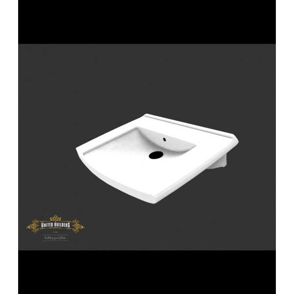 Villeroy & Boch Lifetime Wall-Hung Wash Basin - 600mm Width, Classic Ceramic Design