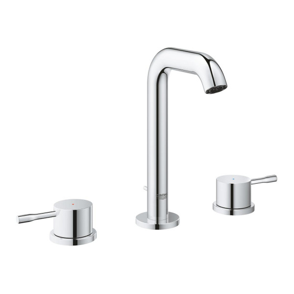 Grohe Essence Three-Hole Basin Mixer – 1/2″ M-Size in Chrome