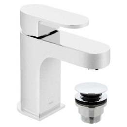 Vado Life Mono Basin Mixer Tap with Waste Chrome LIF-100/CC-C/P